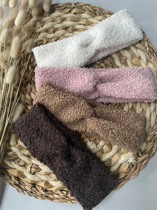twist haarband teddy winter warm
