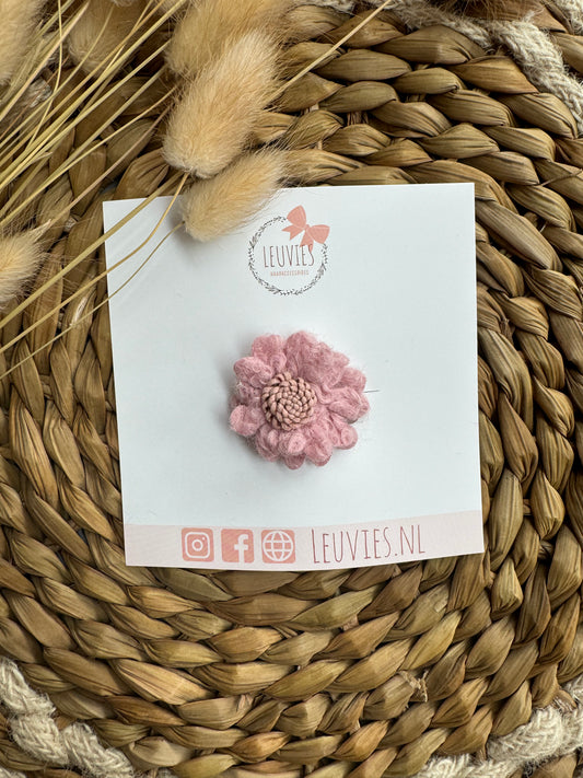 antislip haarspeldjes speldjes bloem vilt anti slip knipjes
