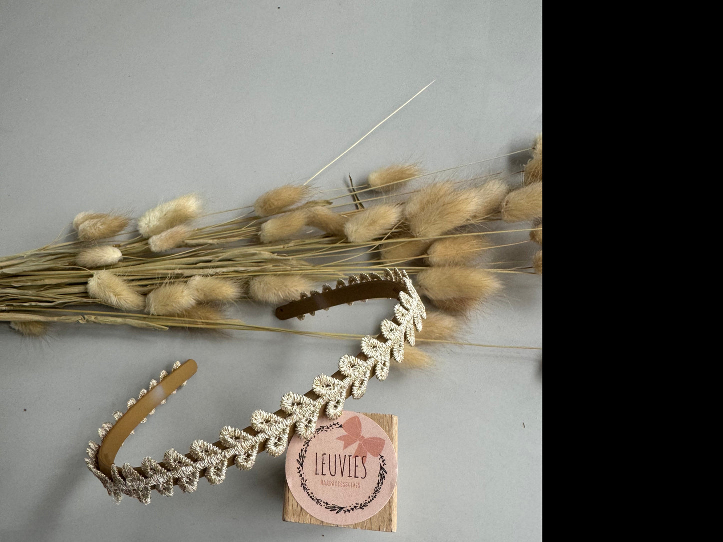 diadeem haarband goud bruin