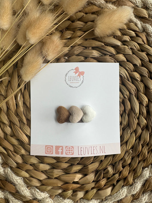 antislip haarspeldje speldje babyspeldje hartjes