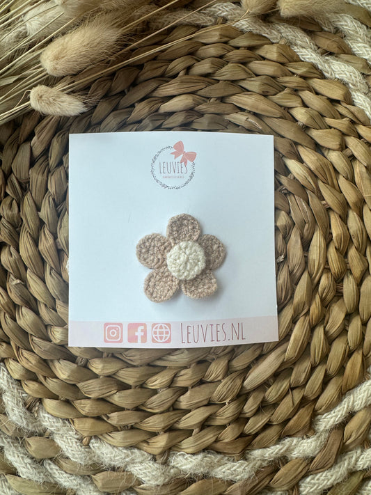 antislip haarspeldjes gehaakte bloem wol babyspeldjes