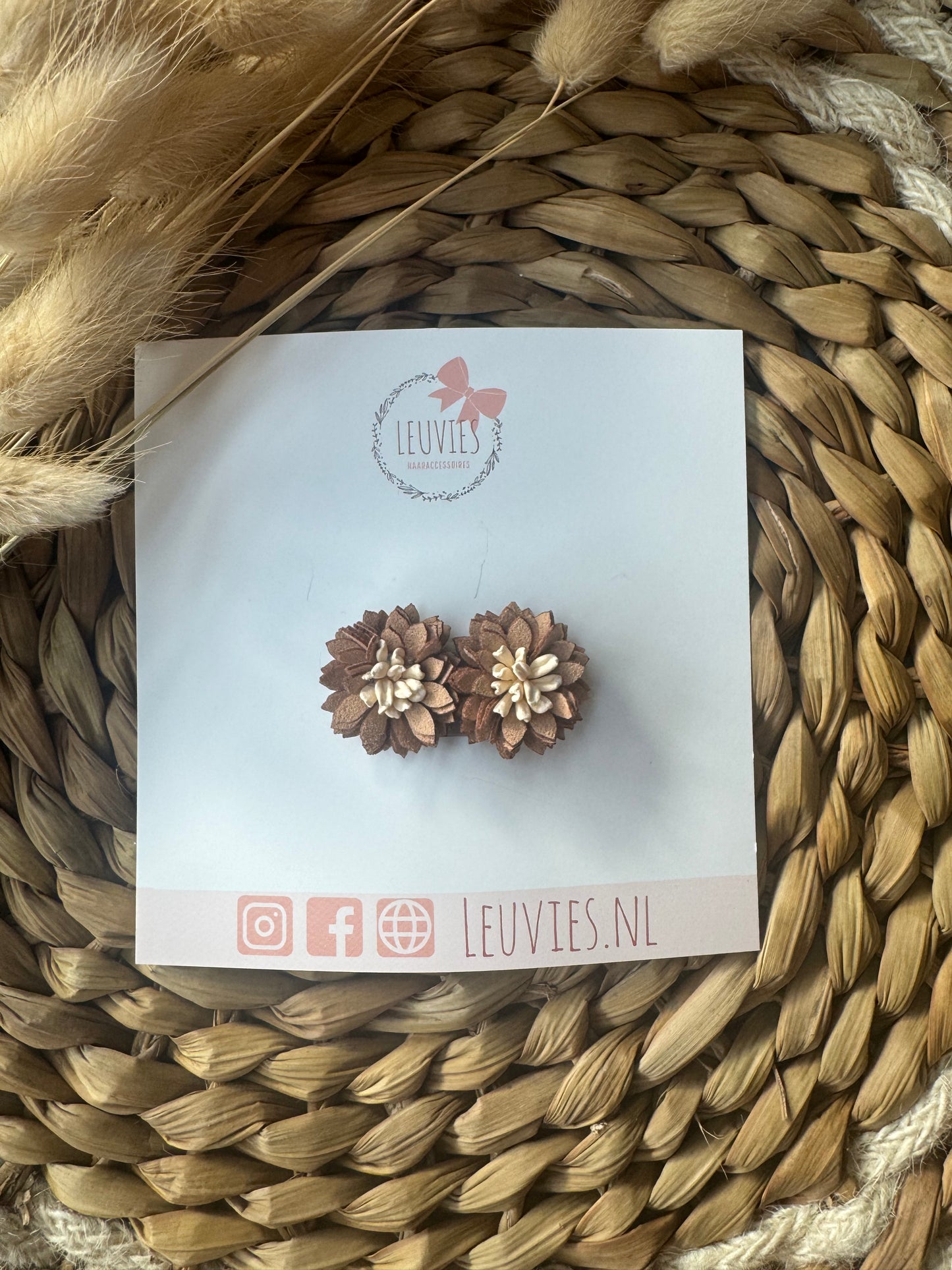 antislip haarspeldjes bloem babyspeldjes