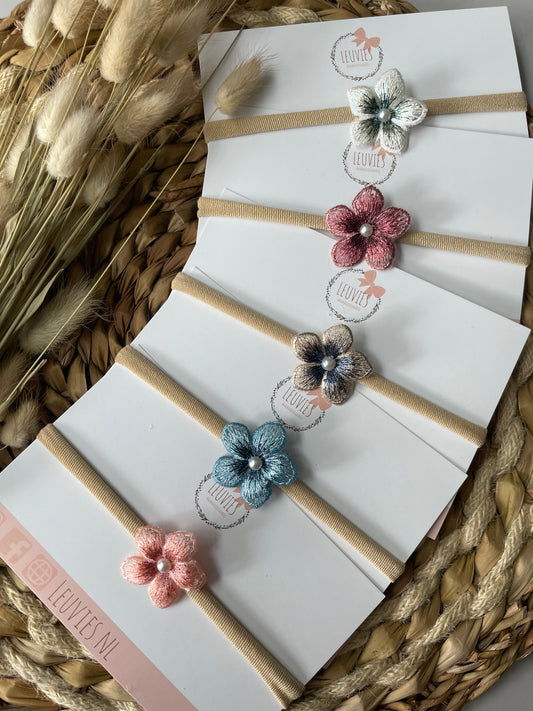 Hair band flower Jill (5 colors)
