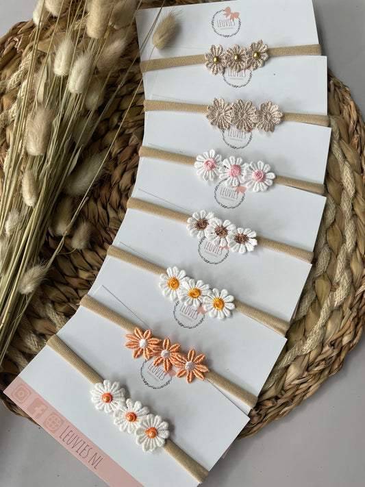 haarbandjes madeliefjes bloem daisy