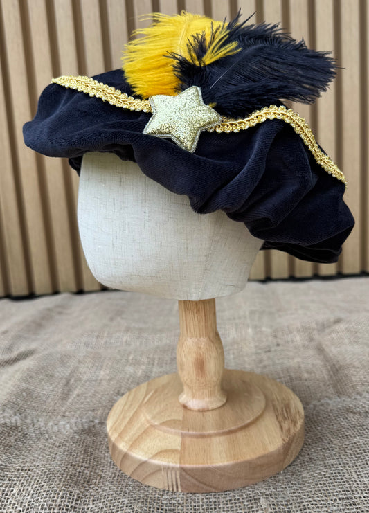 (gepersonaliseerde) pietenmuts zwart met ster