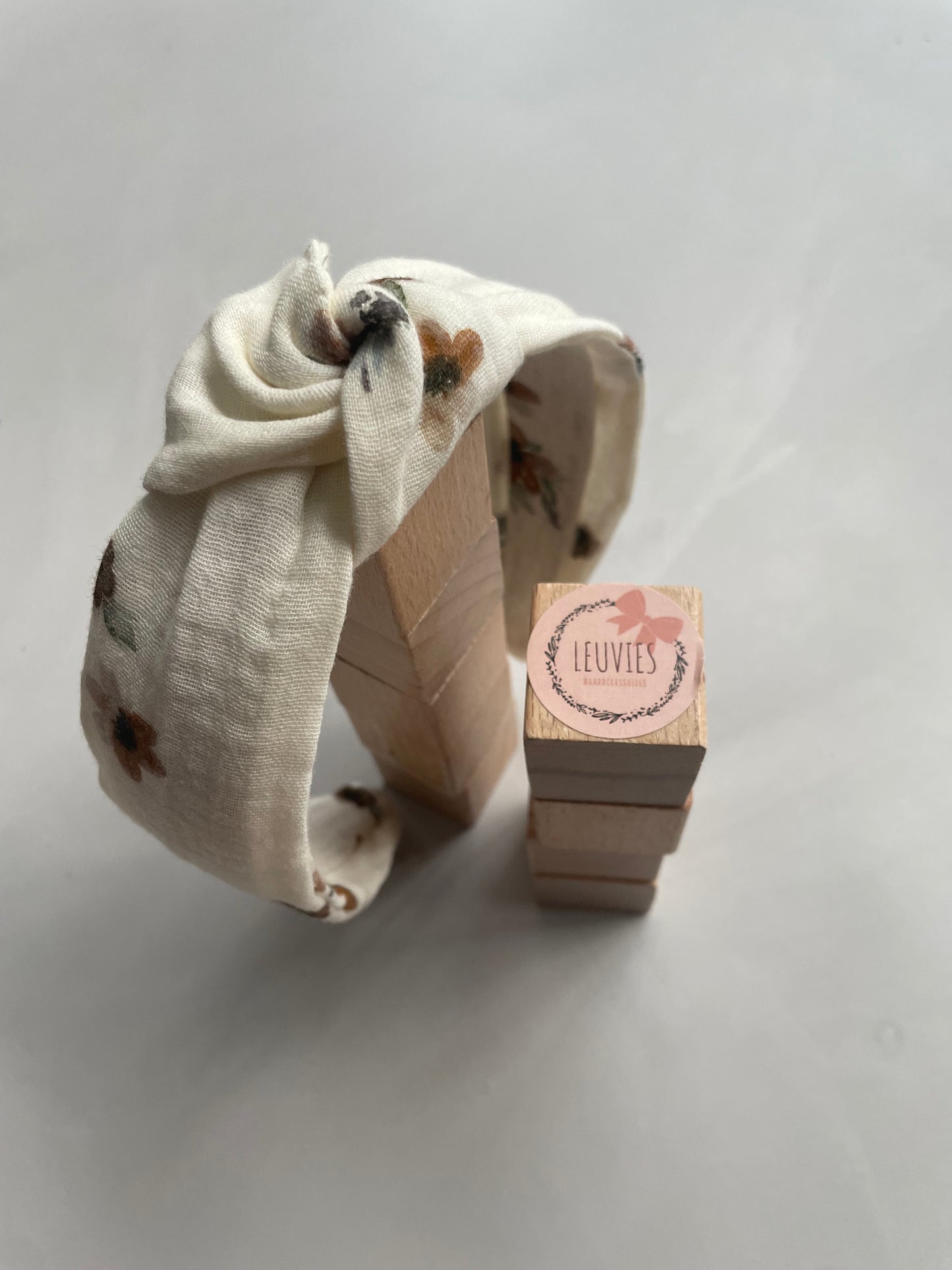 Topknot mousseline diadeem (7 kleuren)