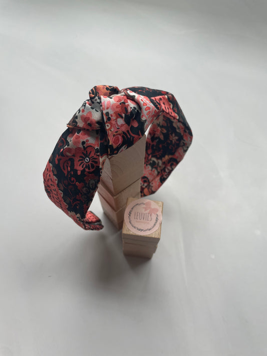 topknot flower haarband