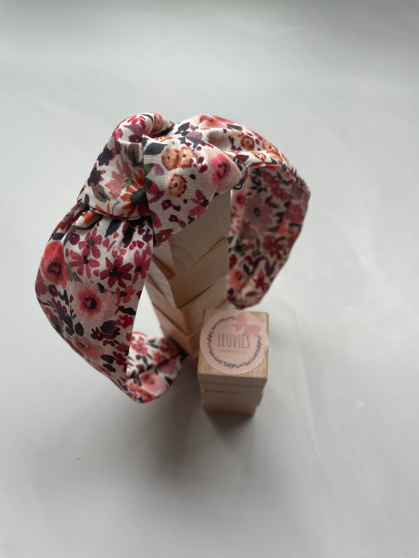 topknot flower haarband