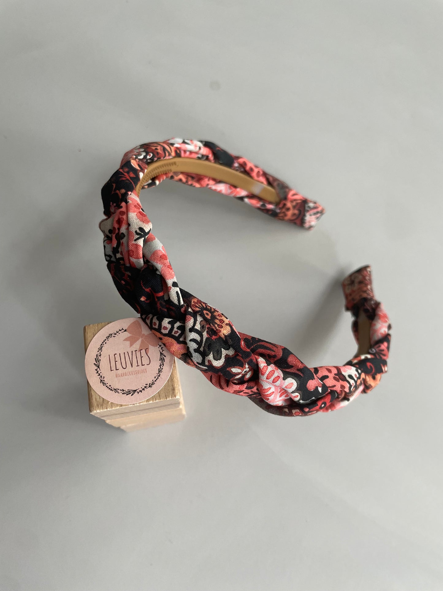 Gevlochten flower diadeem (3 kleuren)