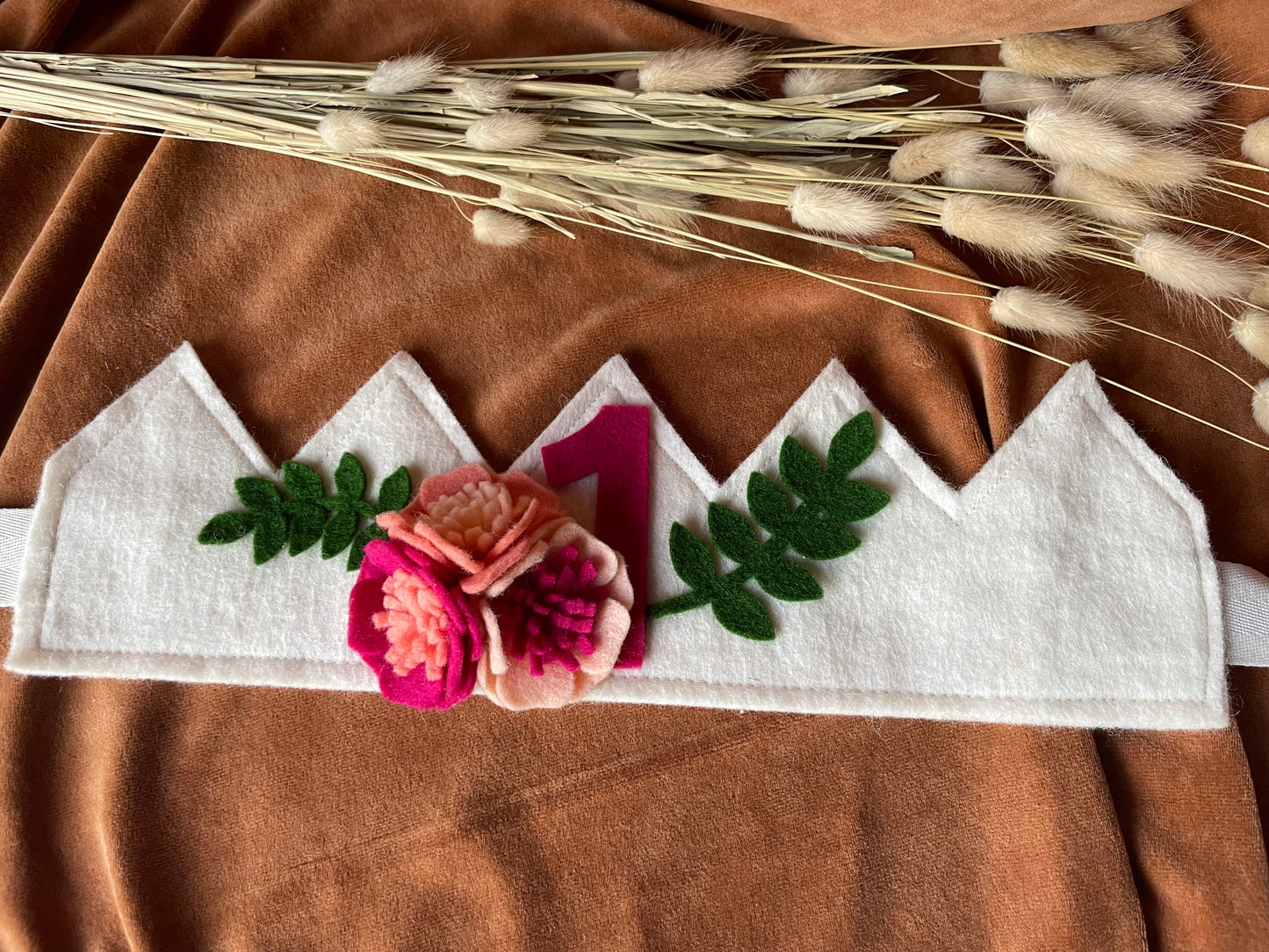 verjaardagskroon 100% wolvilt vilt vilten