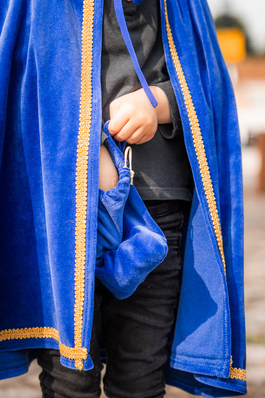 Pepernoten zakje kobalt blauw