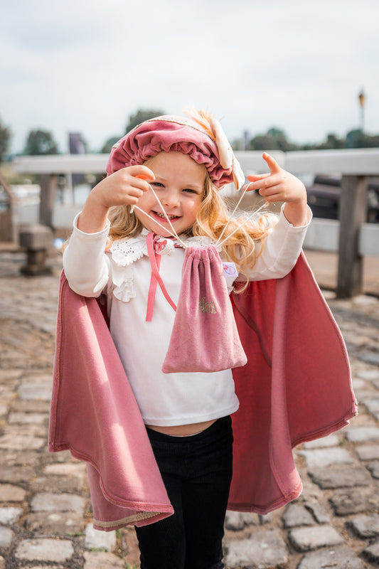 Pepernoten zakje oudroze