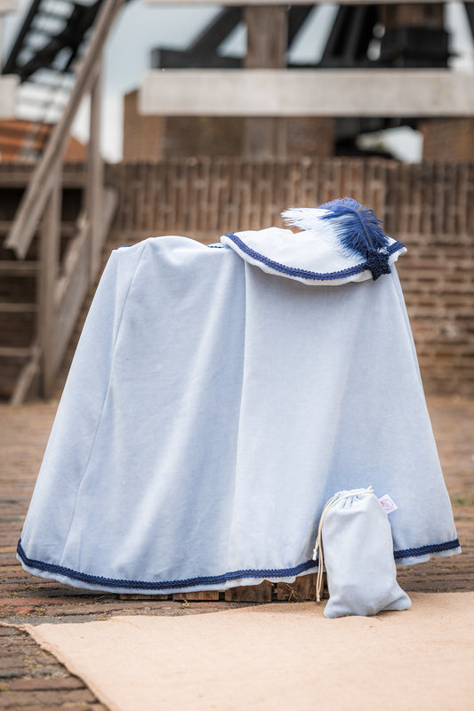 Pepernoten zakje lichtblauw