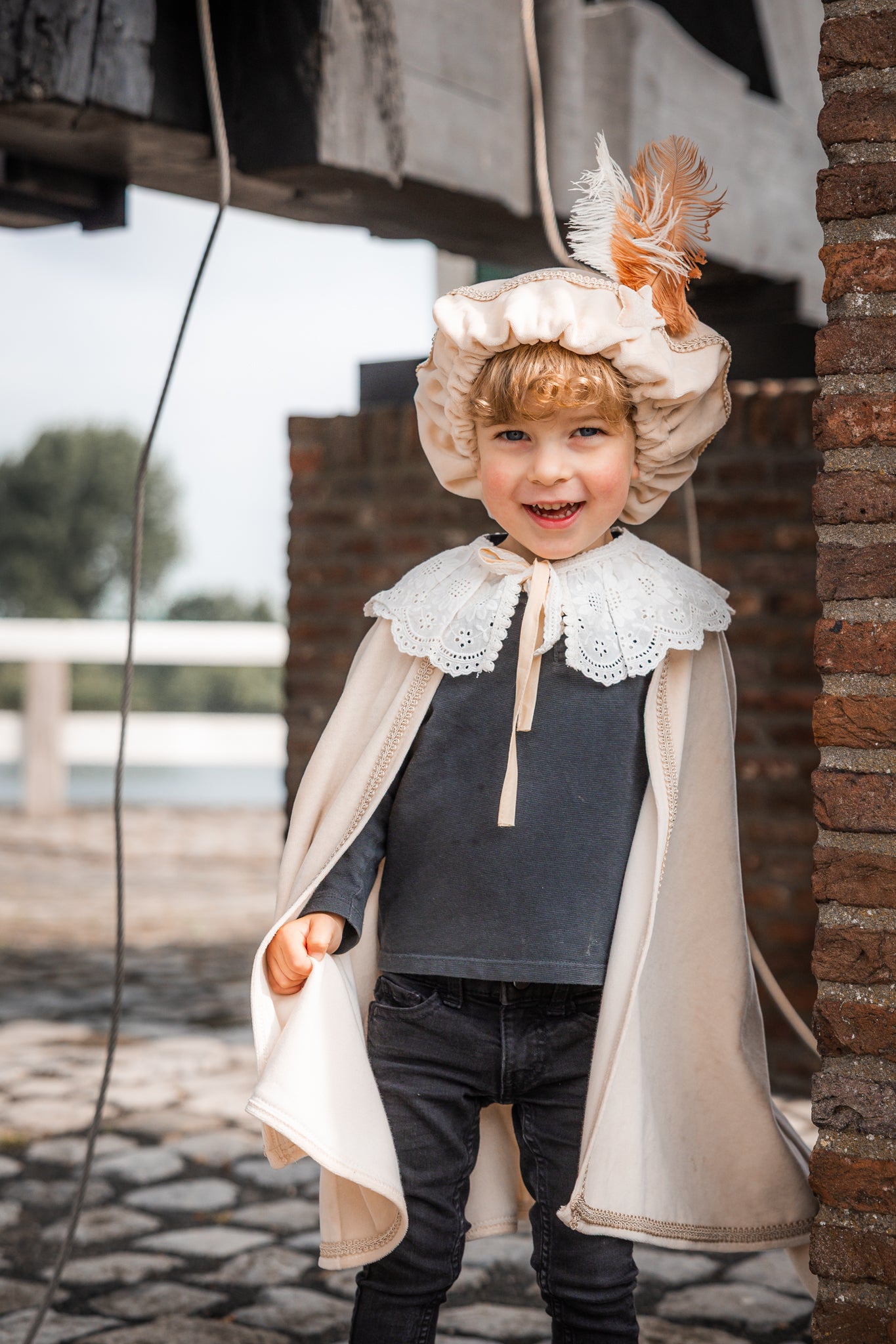 Luxe pieten piet verkleedset pietenmuts pietencape pepernotenzakje met naam gepersonaliseerd