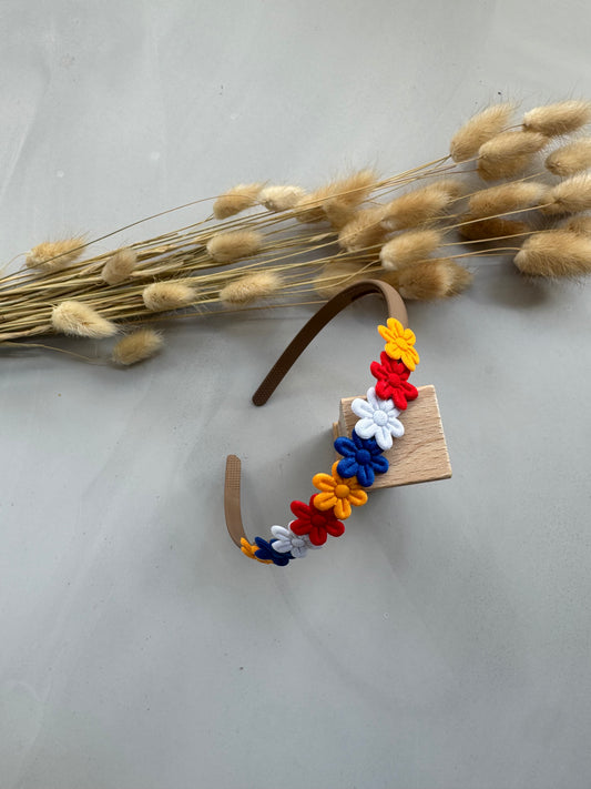 Diadeem koningsdag bloemetjes