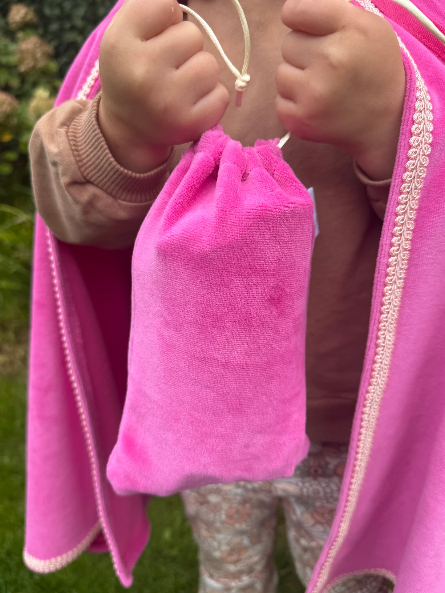 Pepernoten zakje fuchsia