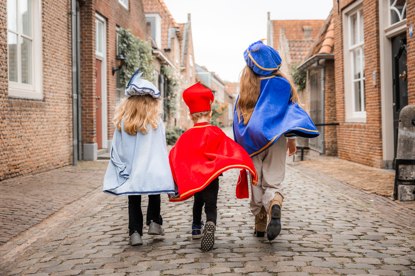 Pietencape kobalt blauw