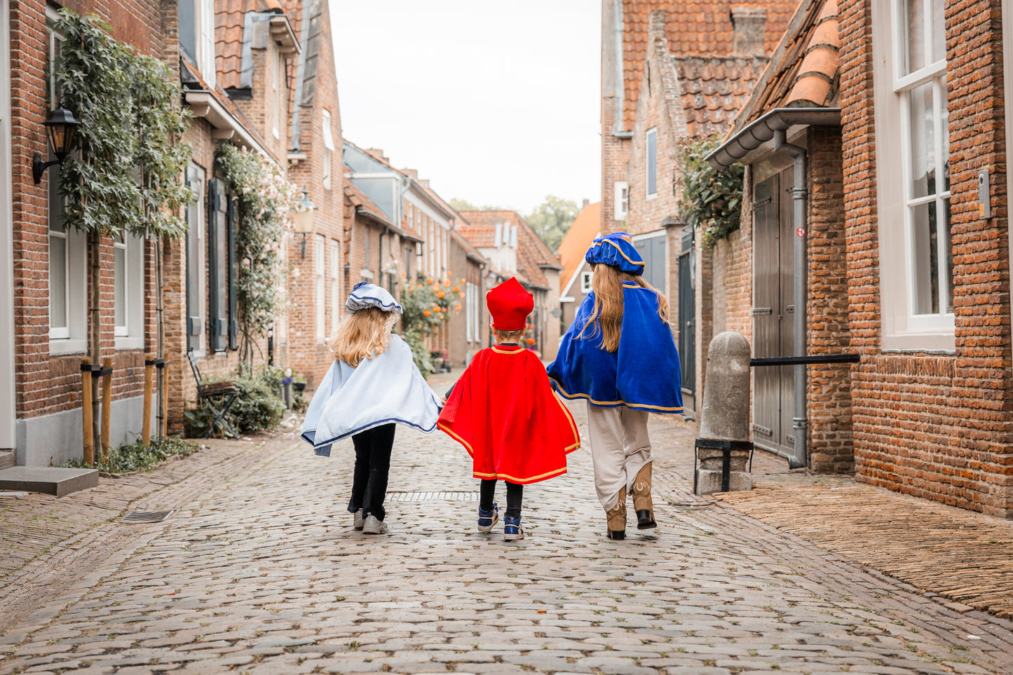 Pietencape kobalt blauw
