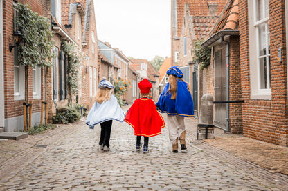 Pietencape kobalt blauw
