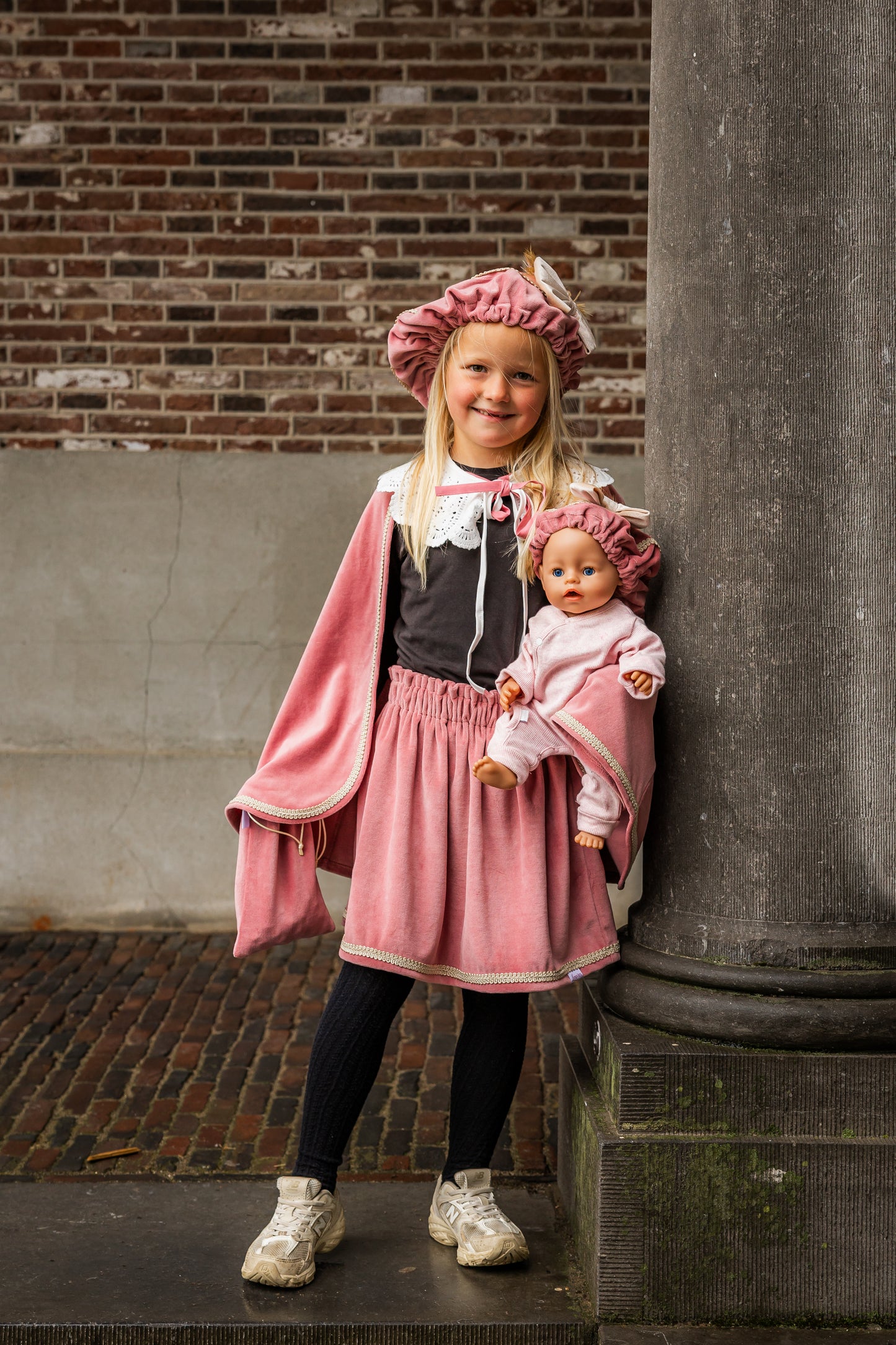 Pietenrokje luxe oudroze | Leuvies