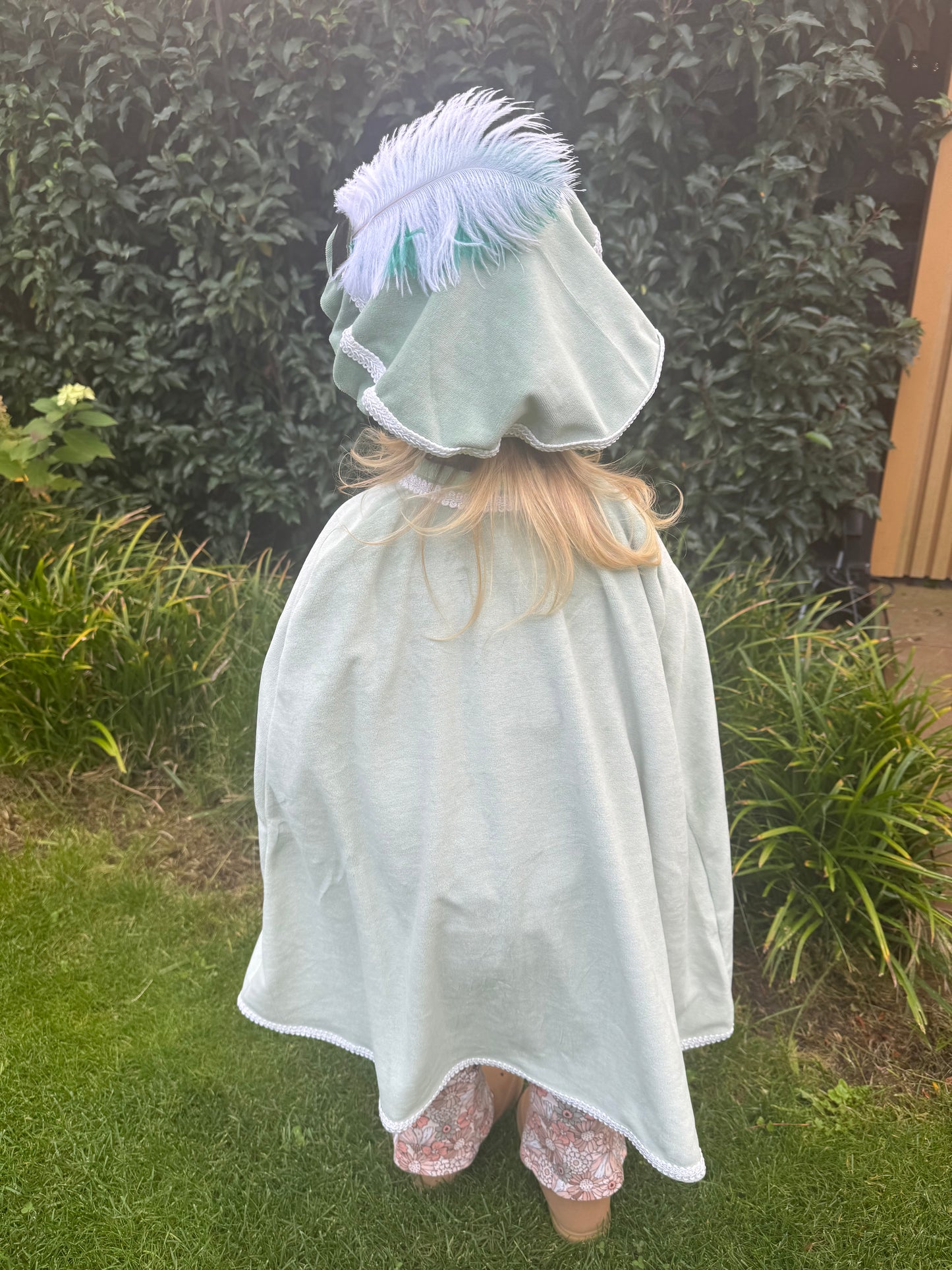 Pietencape groen met naam pietenpak