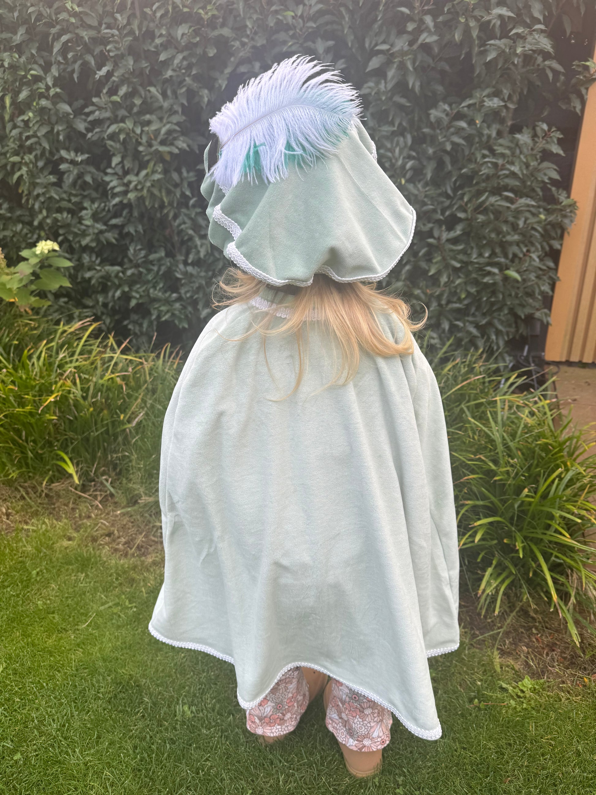 Pietencape groen met naam pietenpak